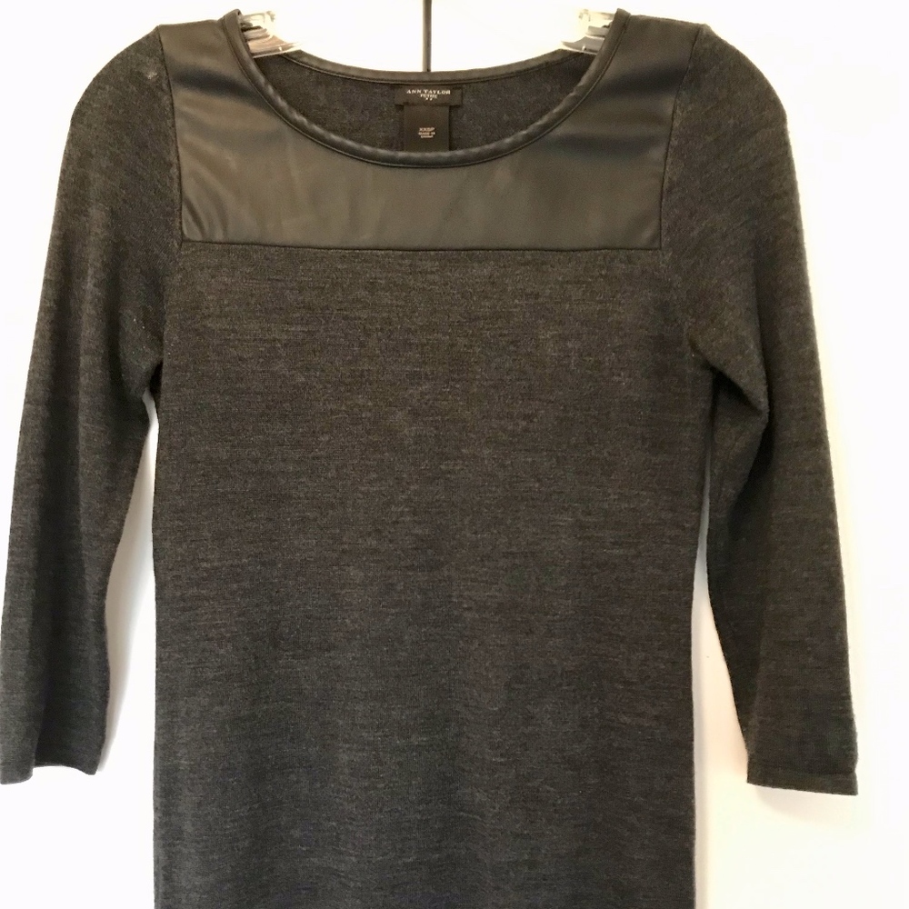 Gray Ann Taylor sweater